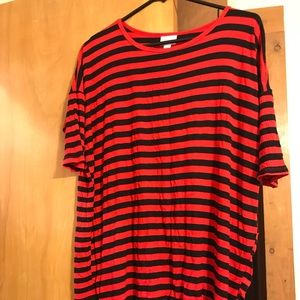 Xs black and red striped Irma